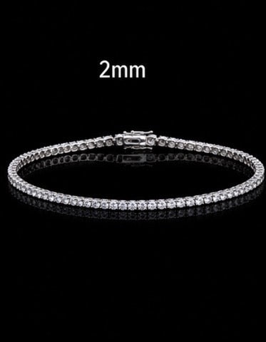 Moissanite Tennis Bracelet 2mm