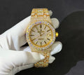 Iced Out Moissanite Watch
