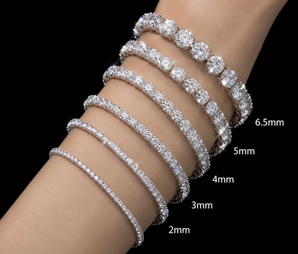 Moissanite Tennis Bracelet 2mm