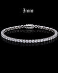 Moissanite Tennis Bracelet 3mm