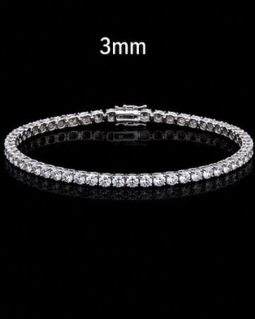 Moissanite Tennis Bracelet 3mm