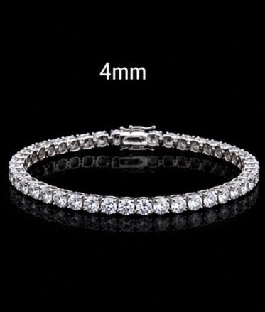 Moissanite Tennis Bracelet 4mm